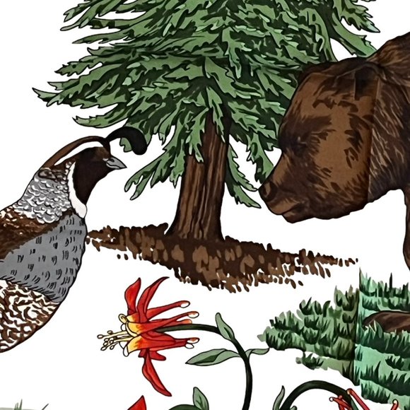 Vintage Cecy Jones Silk Scarf - Picture 4 of 5